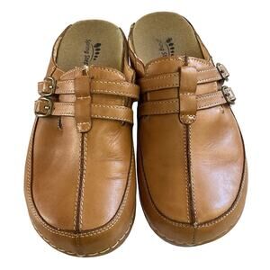 Women’s Spring Step, Happy MBR Slip On Clog Shoes EUR 39 US 8.5, Camel